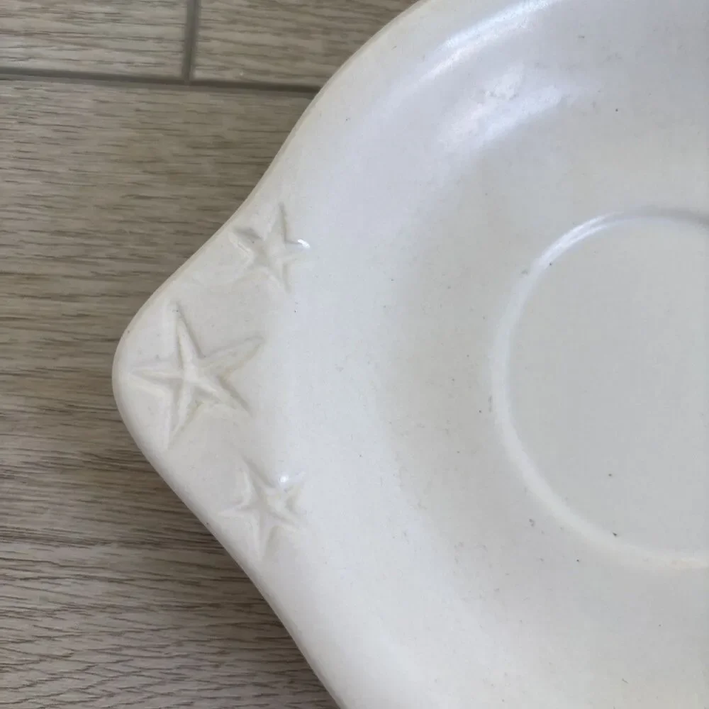 Vintage Hull USA pottery pitcher saucer F92 Cottage Granny Americana Retro Glaze